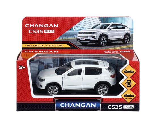 Машина металлическая "Changan CS35" цвет белый, 12 см