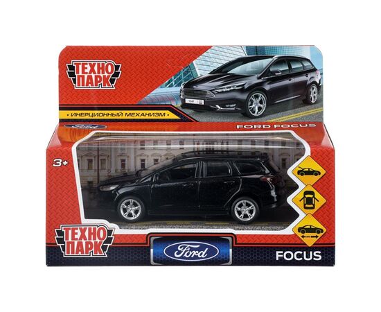 Машина металлическая "Ford Focus Turnier" цвет черный, 12 см