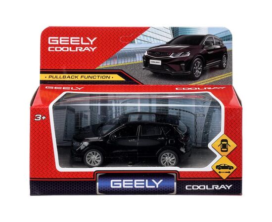 Машина металлическая "Geely Coolray", цвет черный, 10,5 см