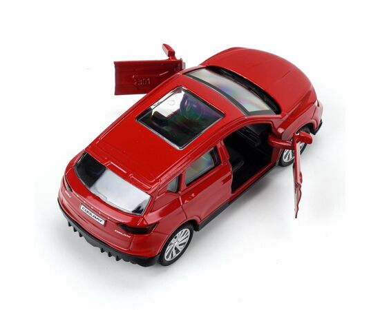 Машина металлическая "Geely Coolray", цвет красный, 10,5 см