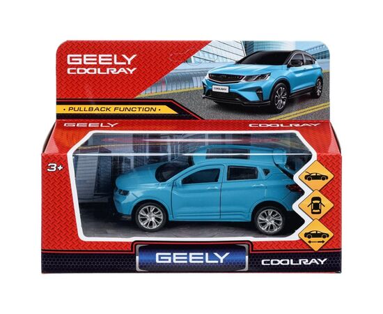 Машина металлическая Gelly Coolray, голубой цвет