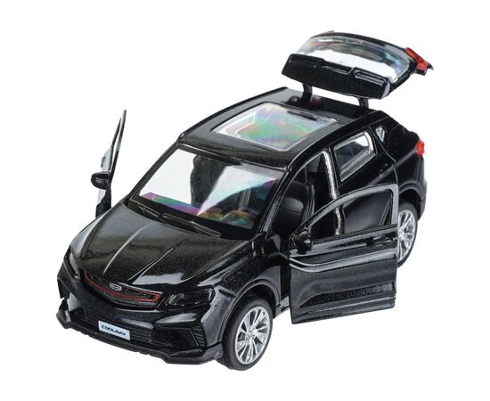Машина металлическая "Geely Coolray", свет-звук, цвет черный, 12 см