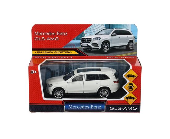Машина металлическая "Mercedes-Benz gls class AMG" цвет белый, 12 см
