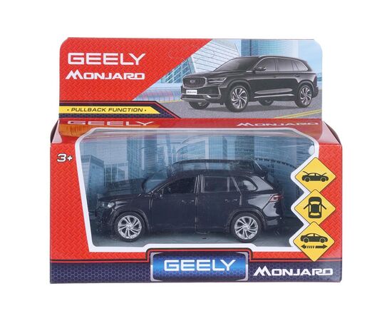 Машина металлическая "Geely Monjaro", 12 см, цвет черный