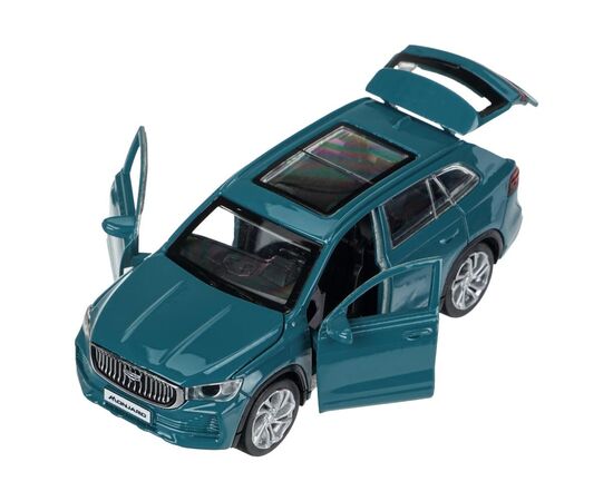 Машина металлическая "Geely Monjaro", цвет изумрудный, 12 см