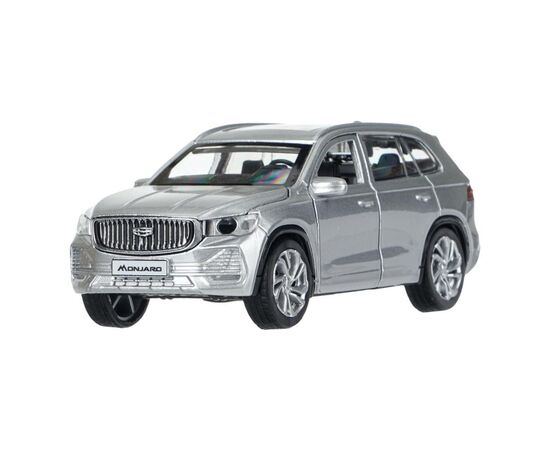 Машина металлическая "Geely Monjaro", 12 см, цвет серебристый