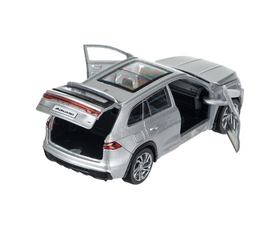 Машина металлическая "Geely Monjaro", 12 см, цвет серебристый