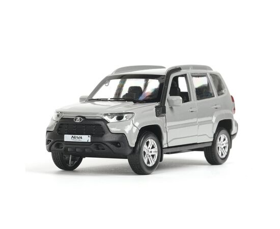 Машина металл LADA NIVA travel 12 см,серый цвет