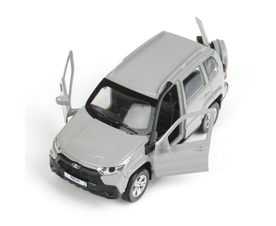 Машина металл LADA NIVA travel 12 см,серый цвет