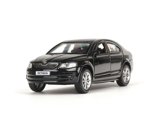 Машина металлическая "Skoda Octavia" цвет черный, 12 см