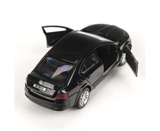 Машина металлическая "Skoda Octavia" цвет черный, 12 см