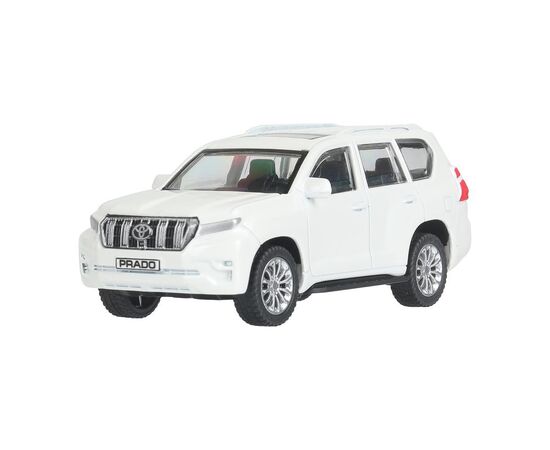 Машина металлическая "Toyota Land Cruiser Prado" цвет белый, 10,5см