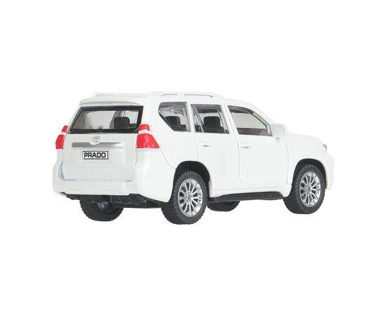 Машина металлическая "Toyota Land Cruiser Prado" цвет белый, 10,5см