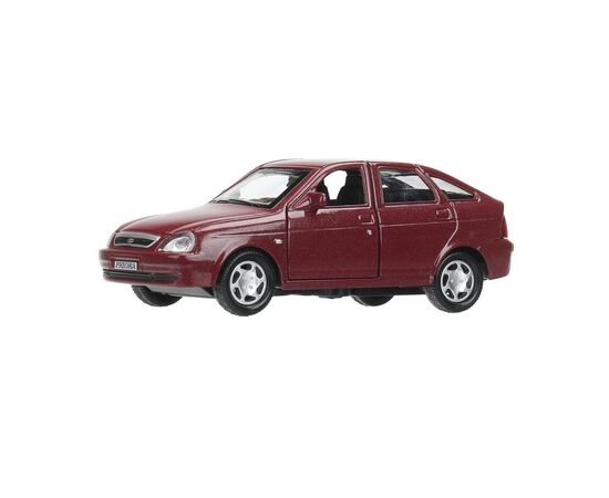 Машина металлическая LADA PRIORA 12 см, бордовый перламутр