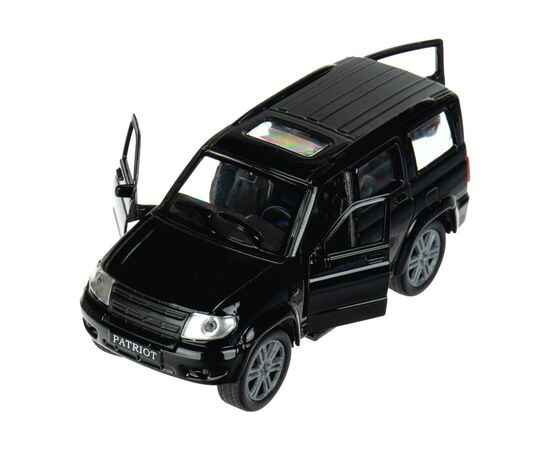 Машина металл UAZ patriot 12 см, черный цвет