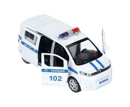 Машина металлическая "Citroen SpaceTourer. Полиция", цвет белый, 12 см