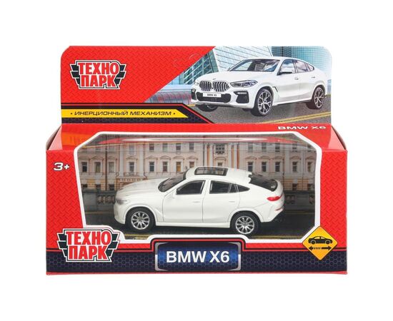 Машина металлическая "BMW X6", цвет белый, 10,5 см