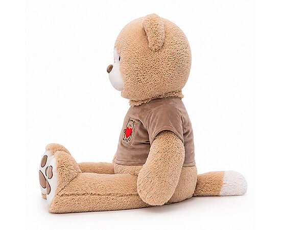 Мягкая игрушка "Кот Макс в серо-бежевой майке", 61 см
