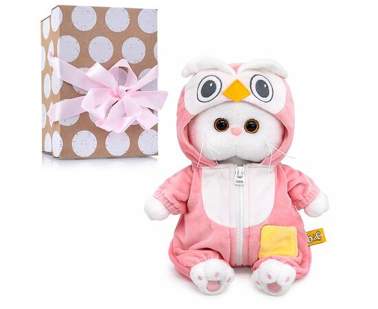 Мягкая игрушка "Кошечка Ли-Ли baby в кигуруми "Сова"