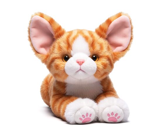Мягкая игрушка "Кошка Снежинка", цвета в ассортименте, 35 см