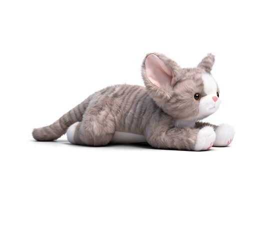Мягкая игрушка "Кошка Снежинка", цвета в ассортименте, 35 см
