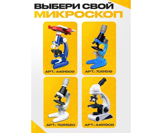 Набор для опытов «Набор микропрепаратов», овощи и зелень