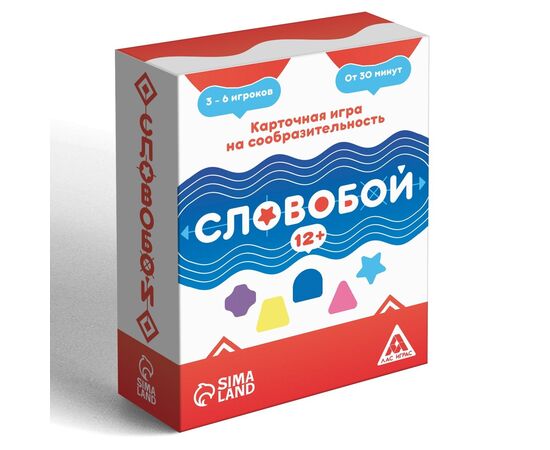 Карточная обучающая игра "Словобой"