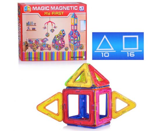 Конструктор магнитный "Magic Magnetic", 26 деталей