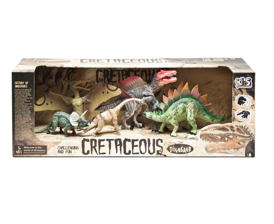 Набор игровой из 6 фигурок динозавров, 4403-1