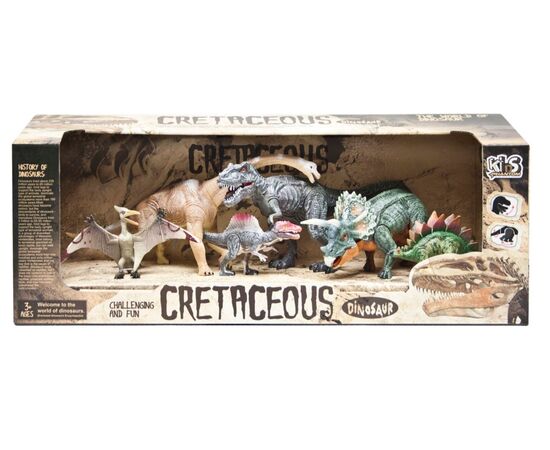 Набор игровой из 6 фигурок динозавров, FL6023536