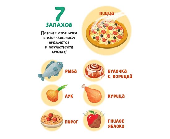 Ароматная книга с окошками "Что готовит мама?"