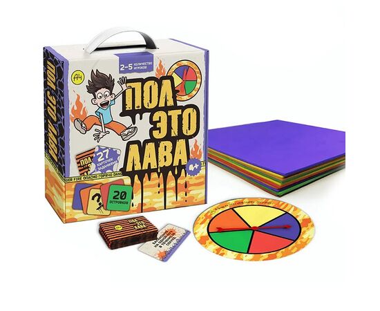 Настольная игра "Пол-это Лава"