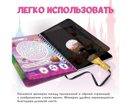 Книга с фонариком "Пикник с принцессами"