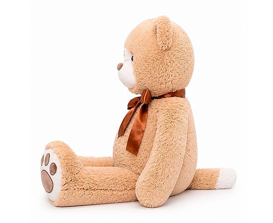 Мягкая игрушка "Кот Макс с бантом" цвет кофейный, 61 см