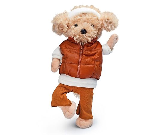 Мягкая игрушка каркасная "Lucky Fendi: в жилетке и вельветовых штанах" 37 см