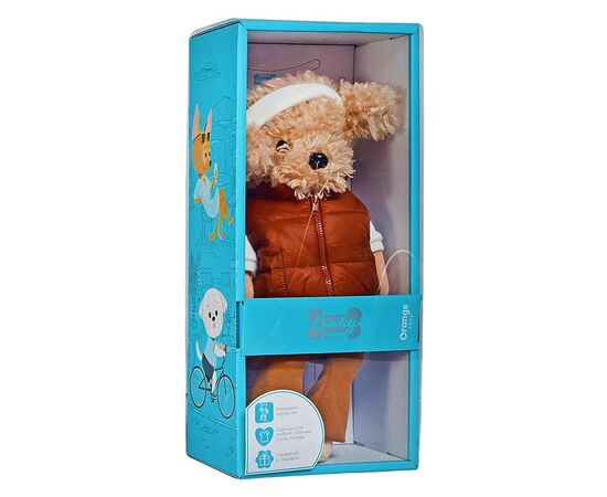 Мягкая игрушка каркасная "Lucky Fendi: в жилетке и вельветовых штанах" 37 см