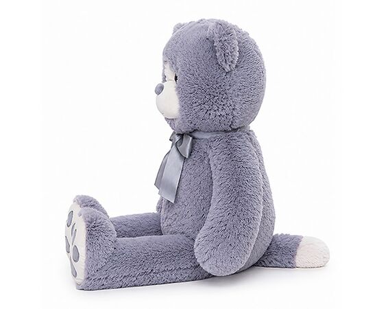 Мягкая игрушка "Кот Макс с бантом" цвет темный серый, 61 см
