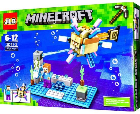 Конструктор JLB "Minecraft", 151 деталь