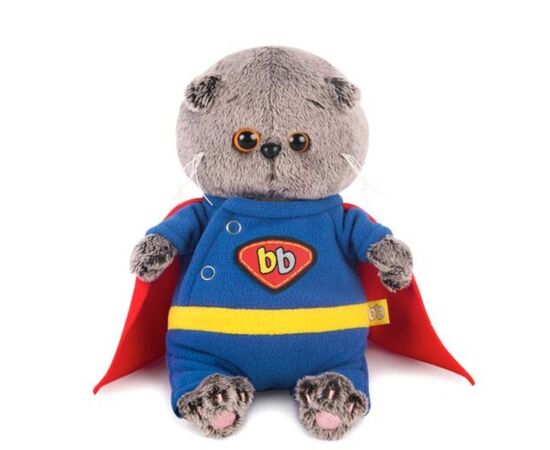 Мягкая игрушка Басик BABY в костюме супермена 20см
