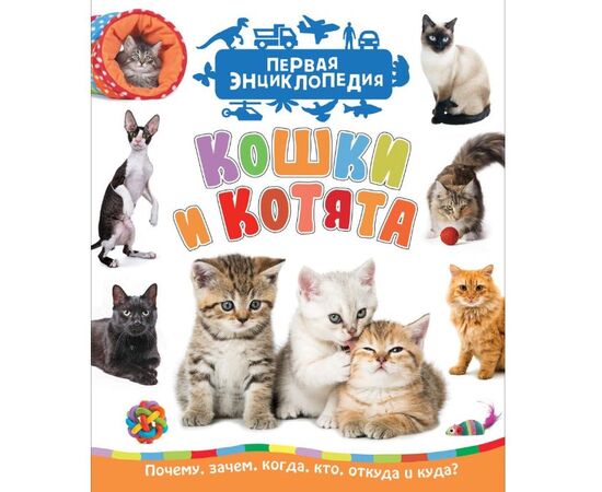 Книга "Кошки и котята. Первая Энциклопедия"