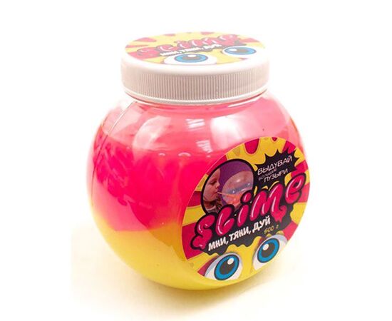 Лизун "Slime Mega Mix", 500 гр, желтый + розовый