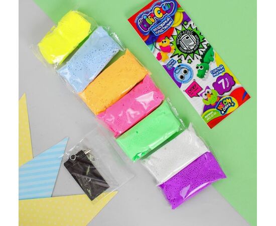 Набор креативного творчества "Воздушный пластилин", 7 цветов