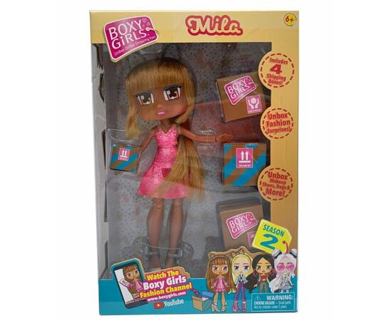 Boxy Girls Mila с аксессуарами в 4-х коробочкаx
