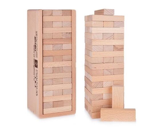 Игра для компании в деревянной коробке "Башня"