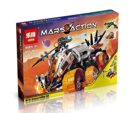 Конструктор Lepin "Боевая Бурильная Установка MT-101", 660 деталей