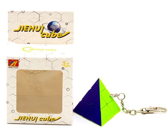 Брелок пирамидка "Jiehui Pyraminx" (color)