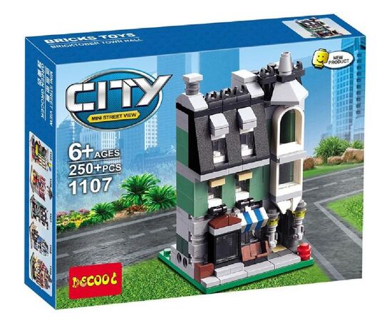 Конструктор Decool "City. Mini street view", 250 деталей