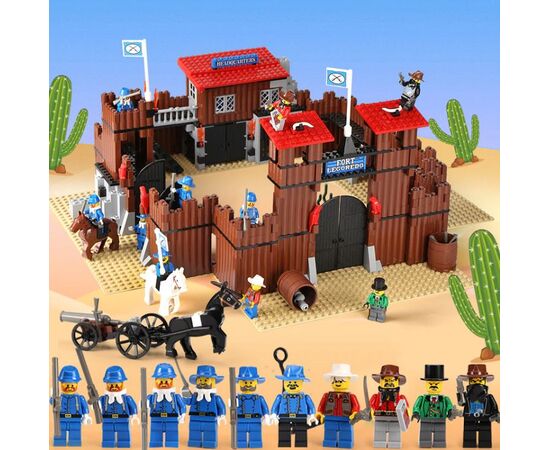Конструктор Lepin " Форт Легоредо", 742 детали