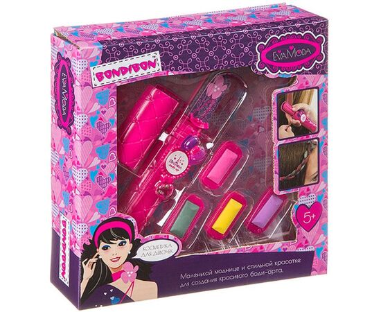 Набор для волос: мелки 4 шт + щипцы Набор для волос: мелки 4 шт + щипцы