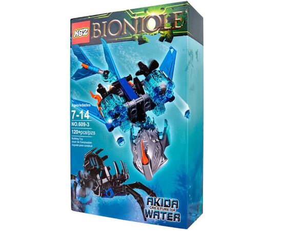 Конструктор KSZ "Акида-Тотемное животное Воды", 120 деталей